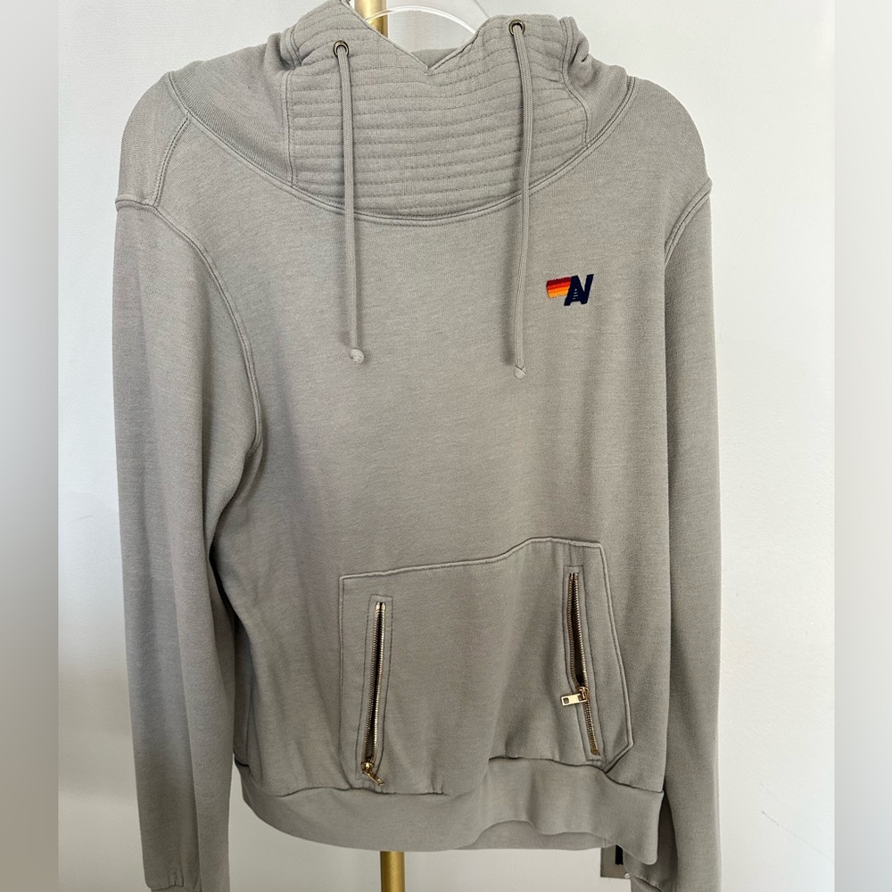 Aviator Nation Ninja Hoodie - Stone Color size L